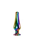 Набор из 3 радужных анальных пробок Rainbow Metal Plug Set