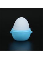 Рельефный мастурбатор EGG в синем футляре