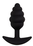 Черная анальная пробка Sphere L (11 см)