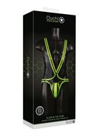 Мужская люминесцентная сбруя на тело (размер L-XL)