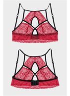 Удлиненный кружевной бралетт