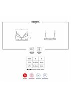 Ажурный бюстгальтер с подвеской по центру