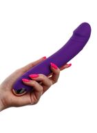 Фиолетовый вибратор для стимуляции точки G (22 см)