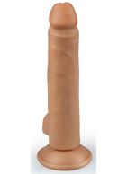 Телесный фаллоимитатор реалистик на присоске (16,5 см)