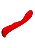 Красный вибратор 6" Silicone G-Spot Fun (19,1 см)