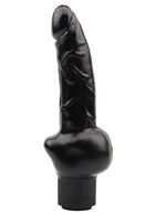 Черный вибратор реалистик Obsidian Vibe Cock (19 см)