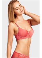 Бюстгальтер с плотной чашкой и кружевным станом