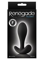 Черная анальная пробка для ношения Renegade - Pillager I (10,2 см)