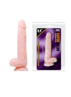 Телесный фаллоимитатор на присоске Super Dildo (21,5 см)