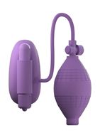 Сиреневая вакуумная вибропомпа для вагины Fantasy For Her Sensual Pump-Her