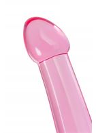 Розовый нереалистичный фаллоимитатор Jelly Dildo size XL (22 см)