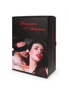 Красная игровая маска с ушками