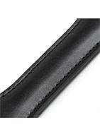 Черная гладкая шлепалка SLAVE (38 см)