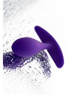 Фиолетовая удлиненная анальная пробка (7,2 см)