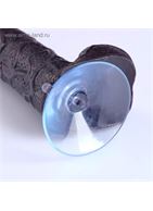 Черное фигурное мыло Фаворит на присоске (13 см)