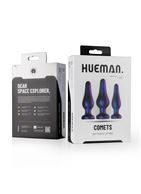 Набор из 3 фиолетовых анальных пробок Comets Butt Plug Set