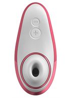Розовый бесконтактный клиторальный стимулятор Womanizer Liberty