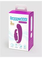Лиловый вибратор Mini G-Spot Curve Vibe с клиторальным зайчиком