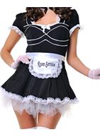 Черный костюм горничной отеля