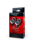 Черные кожаные наручники на застежках