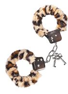 Наручники с леопардовым принтом на опушке