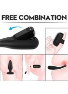 Черный вибронабор из 5 предметов