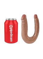 Двусторонний фаллоимитатор-мулат King Cock - U-Shaped Small Double Trouble (33,5 см)