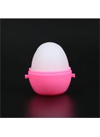 Рельефный мастурбатор EGG в розовом футляре