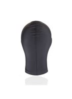 Черный текстильный шлем с прорезью для глаз