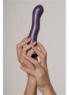 Фиолетовый фаллоимитатор Ouch! Ultra Soft Curvy G-Spot Dildo 7" (18 см)
