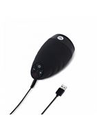 Черный мастурбатор для мужчин с подогревом и вибрацией