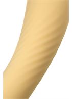 Желтый вибратор Calla классической формы (22 см)