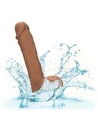 Коричневый фаллоимитатор 5" Dual Density Silicone Studs (17,75 см)