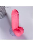 Розовое фигурное мыло «Фаворит» на присоске (100 гр)