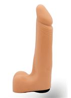 Реалистичный фаллоимитатор на трусиках с плугом (18,5 см)