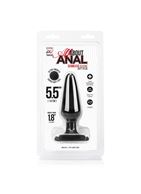 Черный анальный плаг из силикона (14 см)