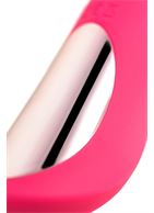 Розовый нереалистичный вибратор JOS Twig (20,5 см)