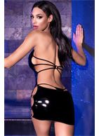 Мини платье с колечками