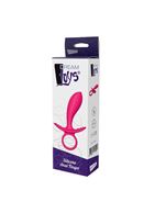 Розовая анальная пробка Silky Anal Finger (14,5 см)