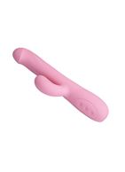 Розовый вибратор ротатор Truman (23,8 см)