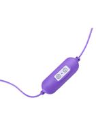 Фиолетовые гладкие виброяйца, работающие от USB