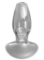 Прозрачный анальный плаг с туннелем Beginners Anal Gaper (9,6 см)