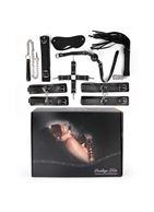 Большой черный набор БДСМ аксессуаров