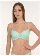 Бюстгальтер с кружевным станом с люрексом