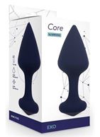 Темно-синяя анальная пробка Exo S (7,5 см)