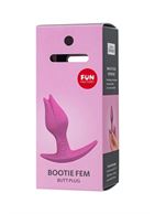 Розовый анальный стимулятор Bootie Fem (8,5 см)