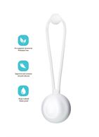 Белый вагинальный шарик LILY