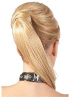 Кожаный ошейник с оковами Zado