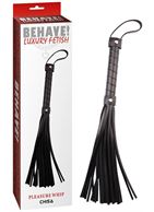Черная многохвостая плеть Pleasure Whip (46 см)
