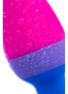 Сине-розовая анальная пробка Reed (10 см)